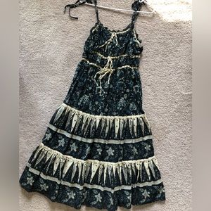 Christian Lacroix Size Small spaghetti tie strap dress